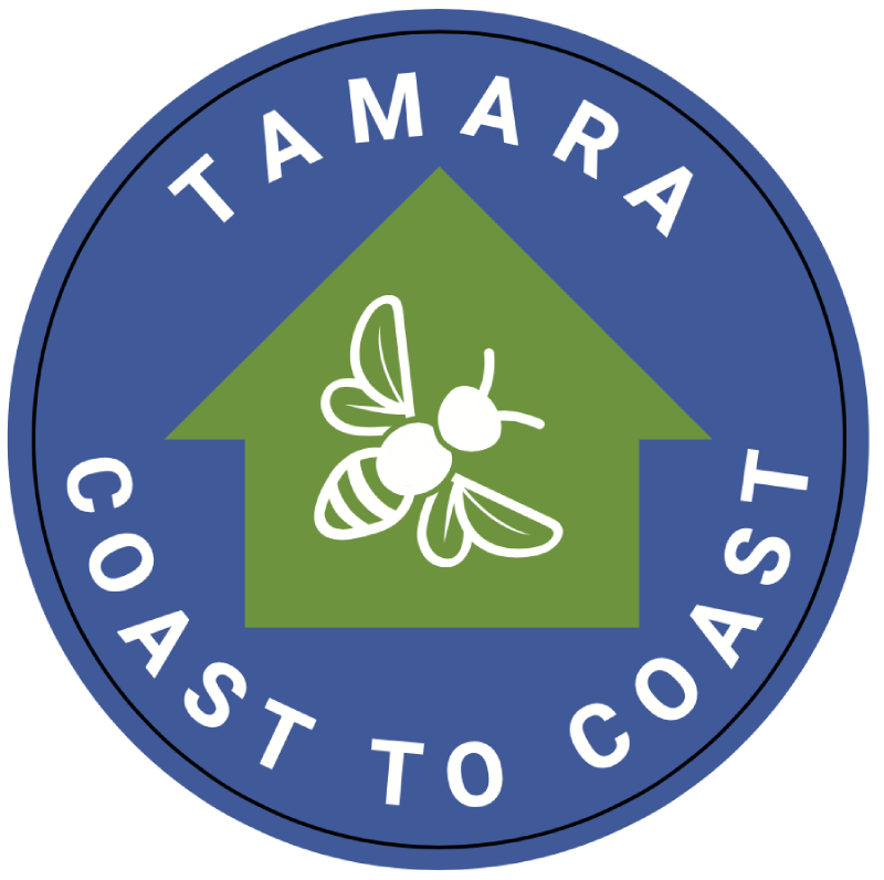 Tamara Coast to Coast path waymarker
